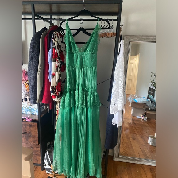 Vici Collection Lace Chiffon Enchanted Evening Dress - Picture 5 of 10